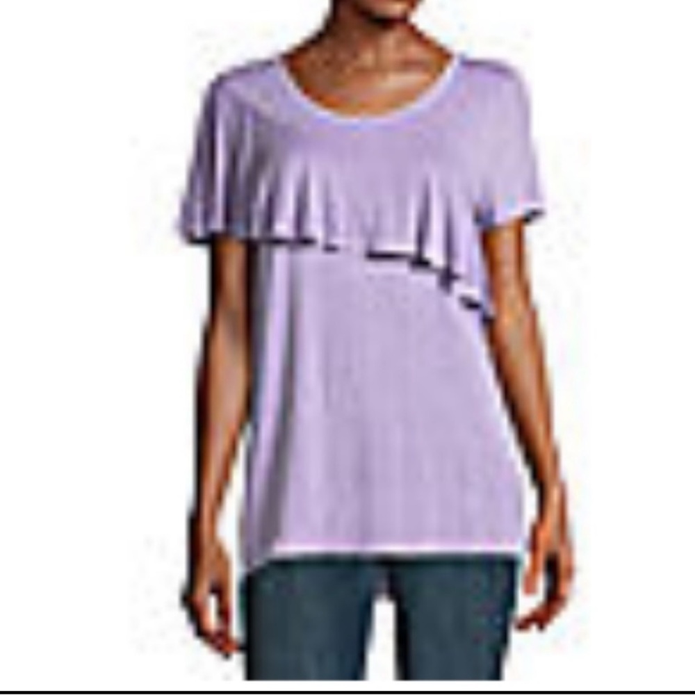 A.N.A NWT Ruffled Top - Picture 2 of 2